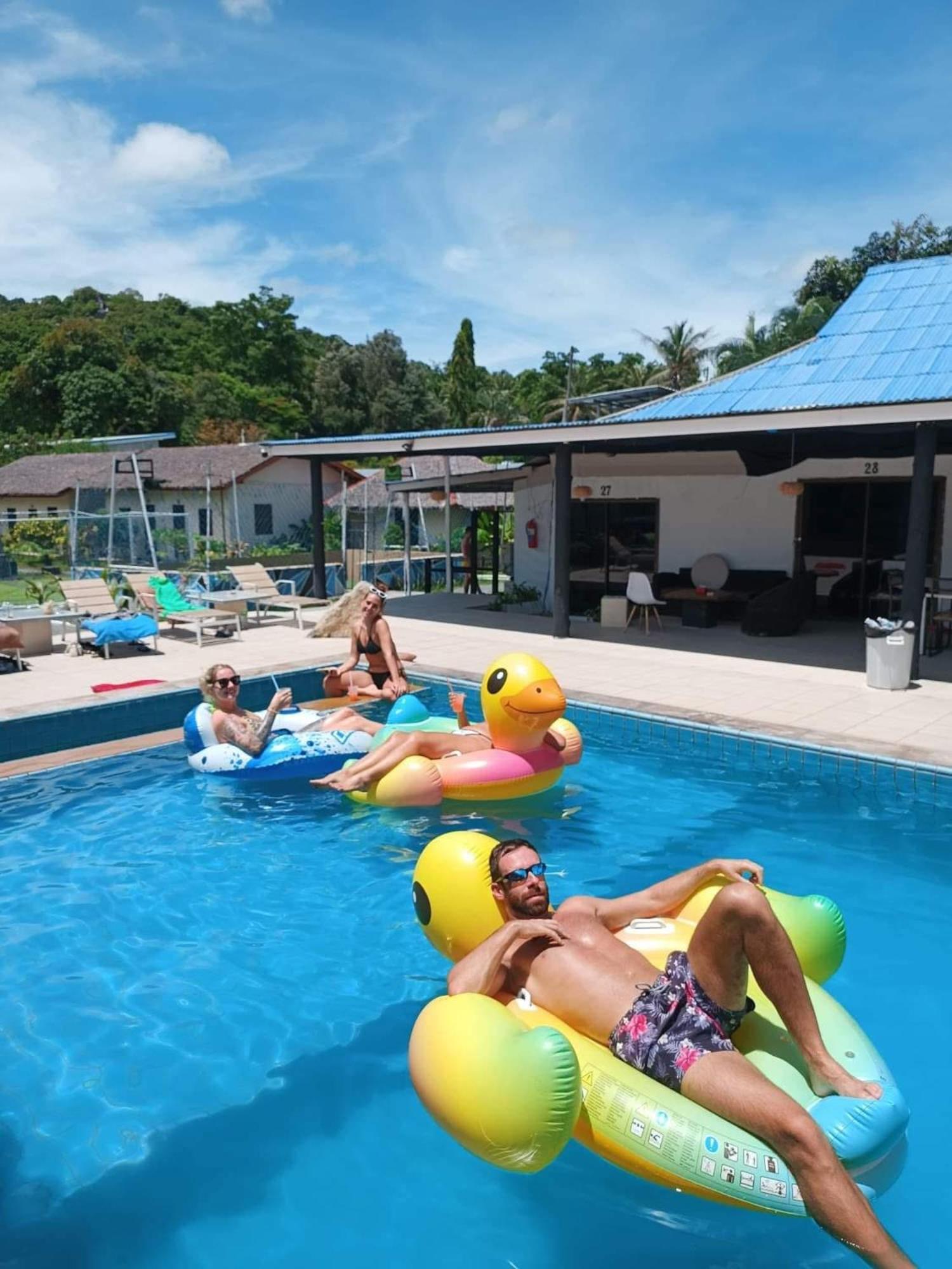 ホテル Phangan Padel Club バーン・タイ エクステリア 写真